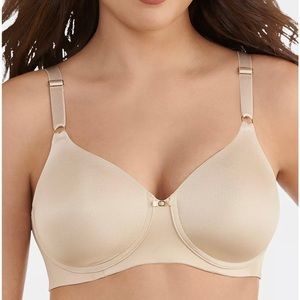 Vanity Fair Full Coverage Nude Color Wireless Bra - Size 36C - NWT.